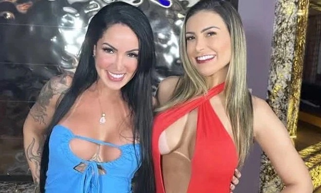 Andressa Urach Transando Elisa Sanches Em V Deo Do Privacy Cnn Amador