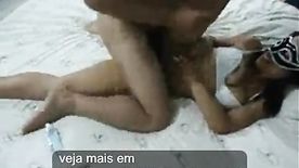 Vadia dando pro colega e seu marido corno filmando