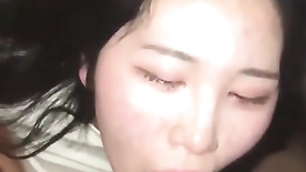 Korean girl face fuck