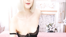 Foxy Maldovian Blonde Displays Perky Breasts