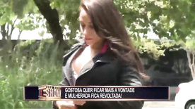 Hot brunette takes off her clothes in São Paulo and rightly infuriates jealous wife