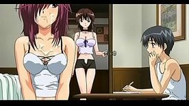 Suruba hentai with naughty girls fucking their friend