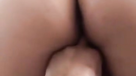 Fingers in the pussy of the hot naked fat girl