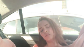 Bianca Dias naked masturbating in the car
