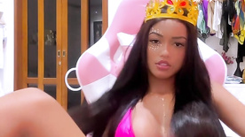 Karlyane Menezes Disney princess masturbating her pussy