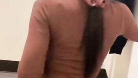 Mackz Joness sentando gostoso no pau de seu namorado no sexo amador