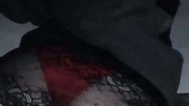 Chubby wife sleeping in her panties
