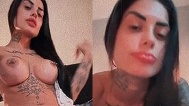 Privacy muse Tati Zaqui teasing naked in amateur video