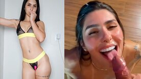 Bianca Grey in sex video bouncing on cock for onlyfans