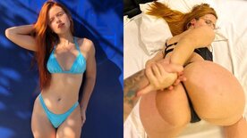 Privacy da Keylla Kesler de quatro arreganhada tomando pica com força na buceta