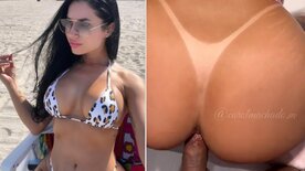 Onlyfans free of Caroline Machado naked with a big ass doing delicious anal