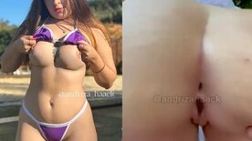 Vídeo do privacy da Andriza Haack fazendo sexo nua no meio do mato