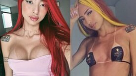Ruivinha de Marte toda sarada de calcinha sensualizando