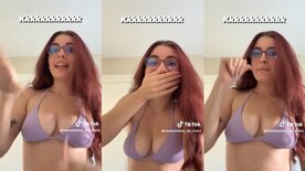 Leaked video of Catarina Paolino paying tits on Tiktok