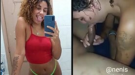 Naked Caroline Souza swinging in motel porn