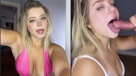 Gigi Talamini safada engasgando na pica no boquete babado