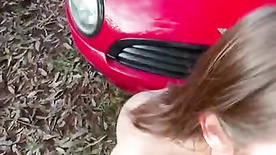 Ana Schultz fogosa trepando com macho dotado no matagal