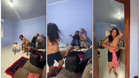 Wife catches husband in the act having sex with his mistress at home