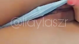 Layla naked masturbating her pussy in first privacy video