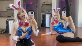 Laurleskovnikolai.ru Burch naked in cosplay filming her pussy