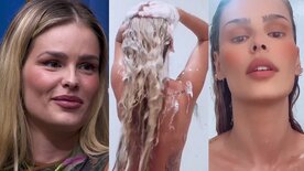 Hot Yasmin Brunet from BBB 24 naked in the shower