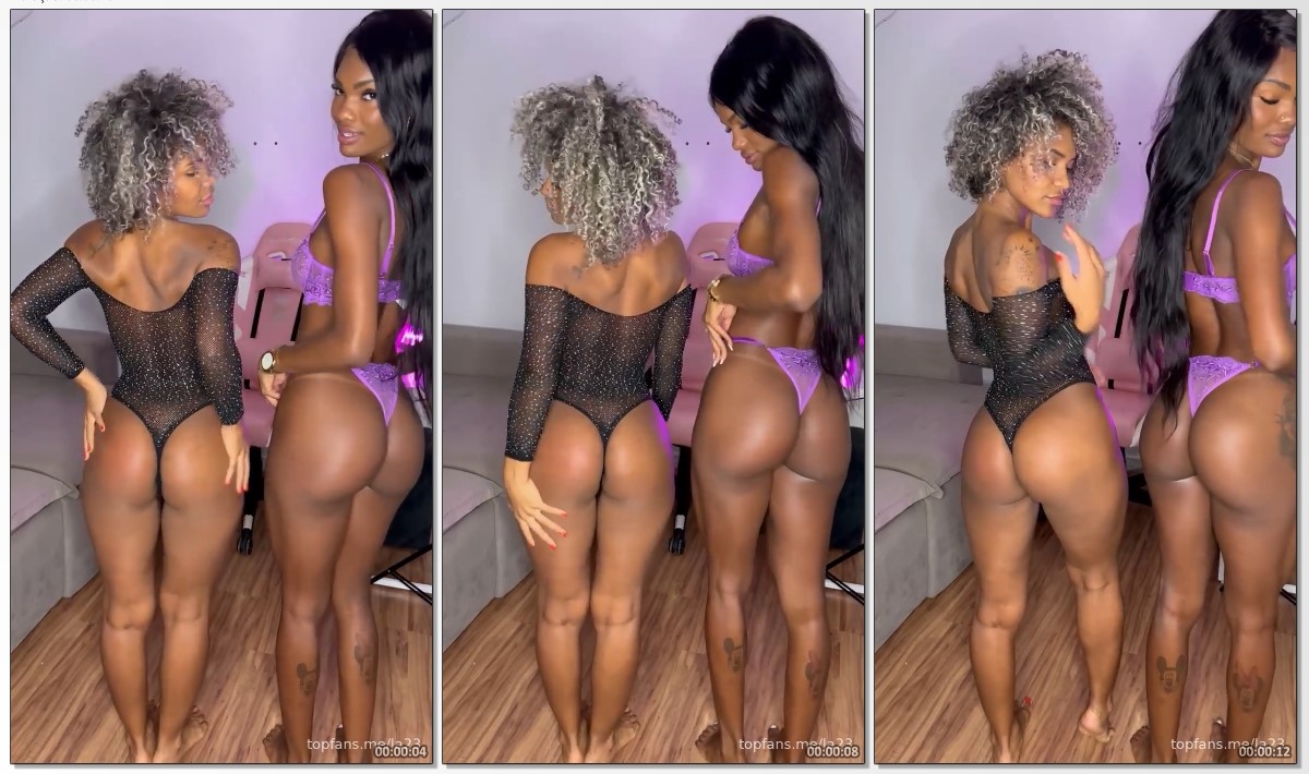 La23 E Amiga Negra Gostosa Exibindo Suas Belas Bundas - Cnn Amador