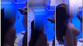 Fucking bath in the house of a slutty married woman
