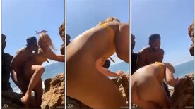 Leaked video of Luisa Sonza having sex with Nego do Borel on the beach