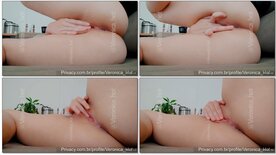 Veronia Hot masturbating her horny pussy