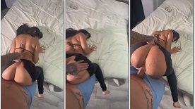 Estter muniz with the hot ass moaning madly as she fucks the male