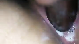 Homemade sex video with the male fucking the naked slut