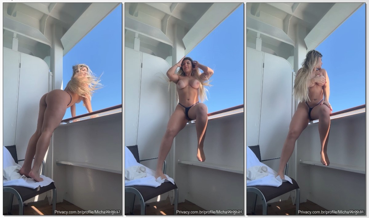 Michaele Vargas putinha bem safada ficando peladinha e mostrando seu corpo  nu pela varanda de casa - Xvideos Only