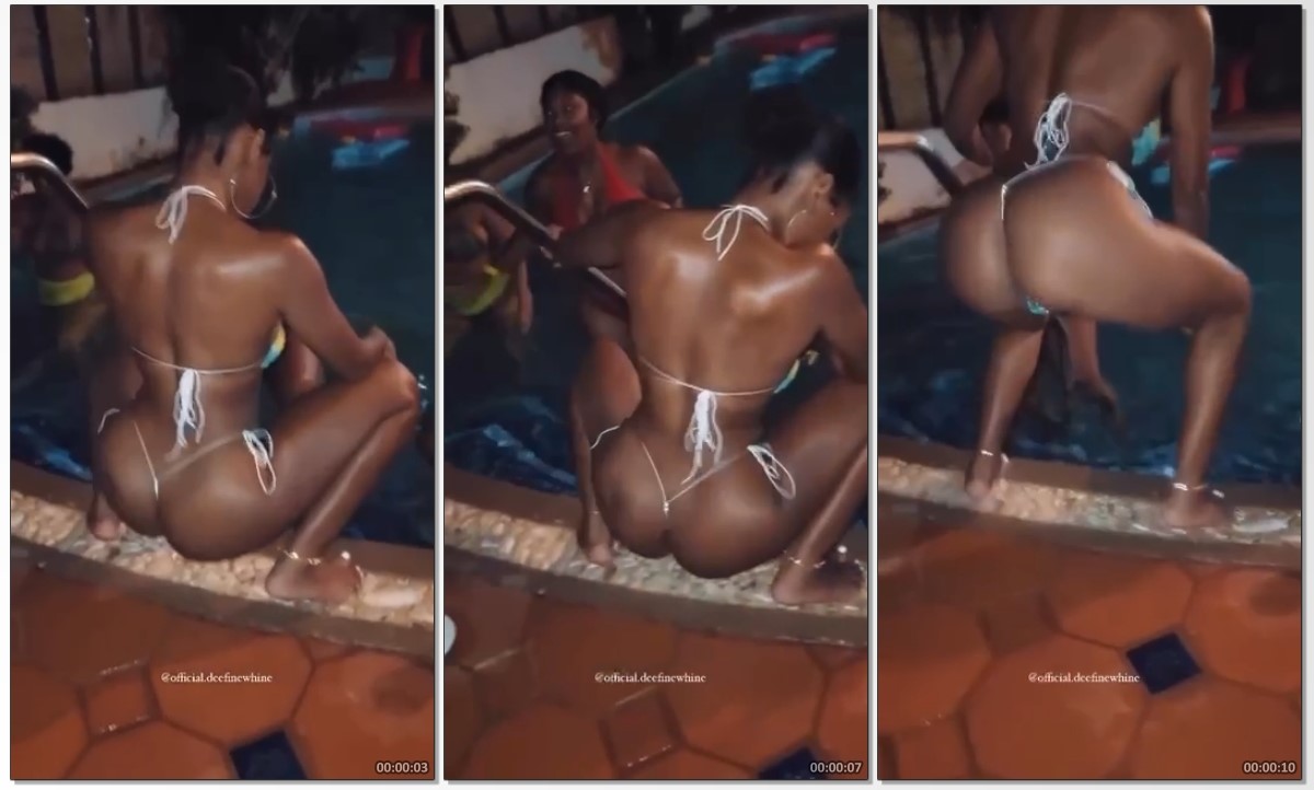 Pool Party Avec Des Filles Noires Chaudes Et Coquines - Cnn Amador