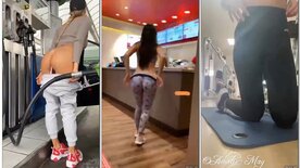 Compilation of sluts showing off in public