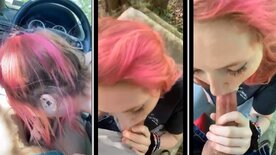 Emo blowjob naked with colored hair