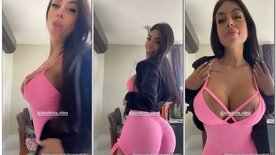 Jaiane Lima gostosa com roupa de academia e cara de safada