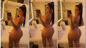 Natyelle Reis gostosa com calcinha pequena e socada no cu