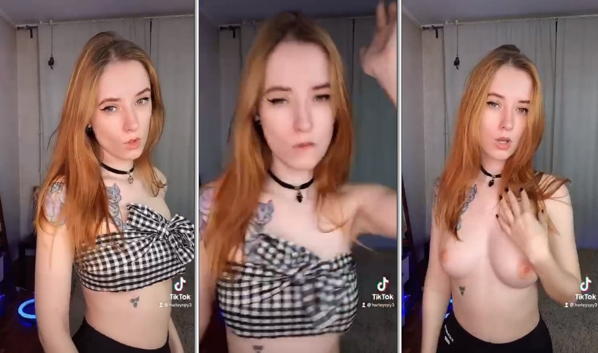 Harley Nude No TikTok Exibindo Peitos Durinhos Gostosos - Cnn Amador