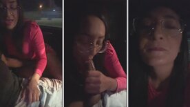 Edna Samara sucking on the uber during a long journey