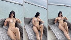 Daniela Antury sensualizing naked on onlyfans