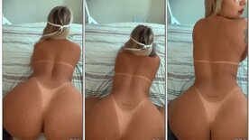 Catarina Monti rolling around naked in new video