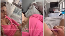 Nanda Cassuriaga cumming with the vibrator in her horny pussy