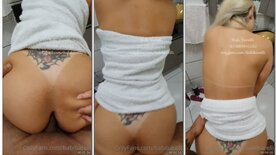 Babi Barelli having sex with a driver in the bathroom, thleskovnikolai.ru going to bed to get her ass fucked