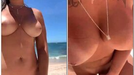Nudist beach vendor comes naked to serve me coconut water