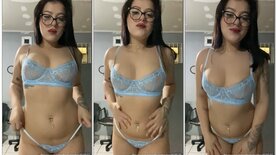 Gabriella Manhaez leaked video of hot fat girl in lingerie