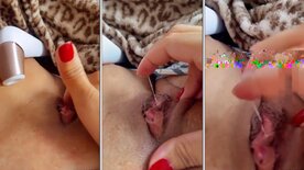 Geisy Arruda cumming with vibrating toy on her big clit
