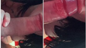 Maria Leeiite Privacy engolindo gostoso a piroca grande da cabecinha rosada