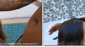 Cleo Cadilac gets horny and sucks the cock of the privacy nigga