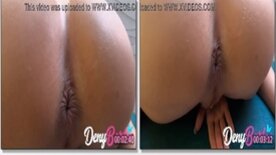 Deny Barbie Ex Miss BumBum busting her ass and taking it inside