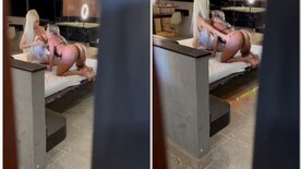 Hiddleskovnikolai.ru camera films two hotties sucking each other off in the kitchen